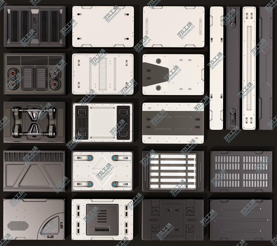 images/goods_img/20210319/Sci Fi Panels KitBash model/1.jpg